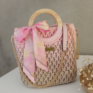 Bag Ombre Beige Pink